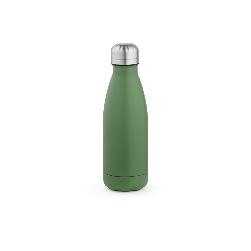 Gourde publicitaire double paroi recyclée 430ml Mississippi 450 Vert armée